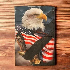 🇺🇸American Flag & Bald Eagle Double Sided 12.5” X 18” Garden Flag!
